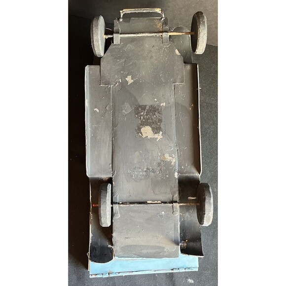 Vintage Tin Toy Hand Painted Truck Blue & Gray - Picture 9 of 10